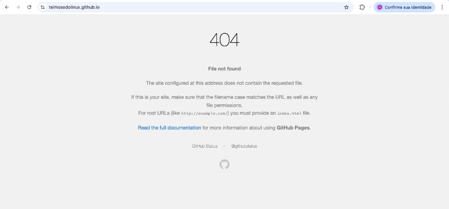 The infamous 404 error